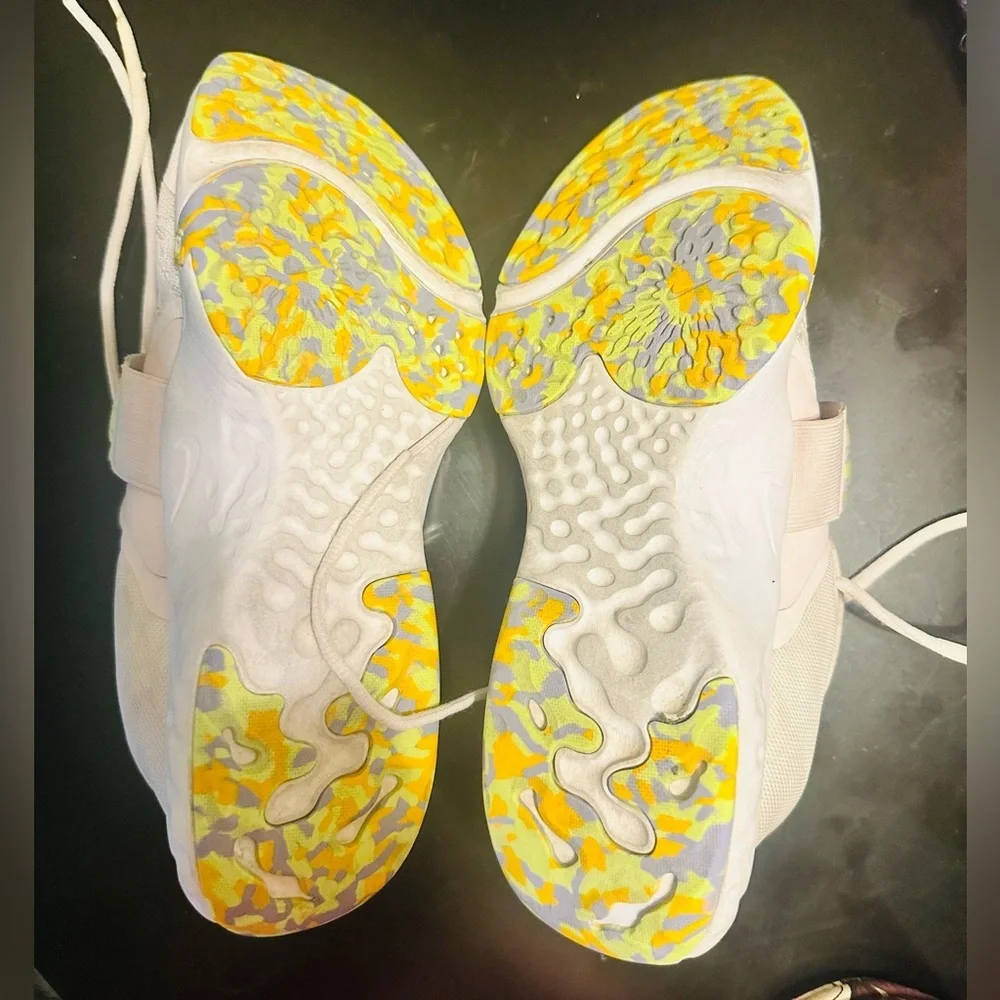 Nike OffWhite Walking Training Athletic Streetwear Lace-Velcro Closure Shoes 8.5